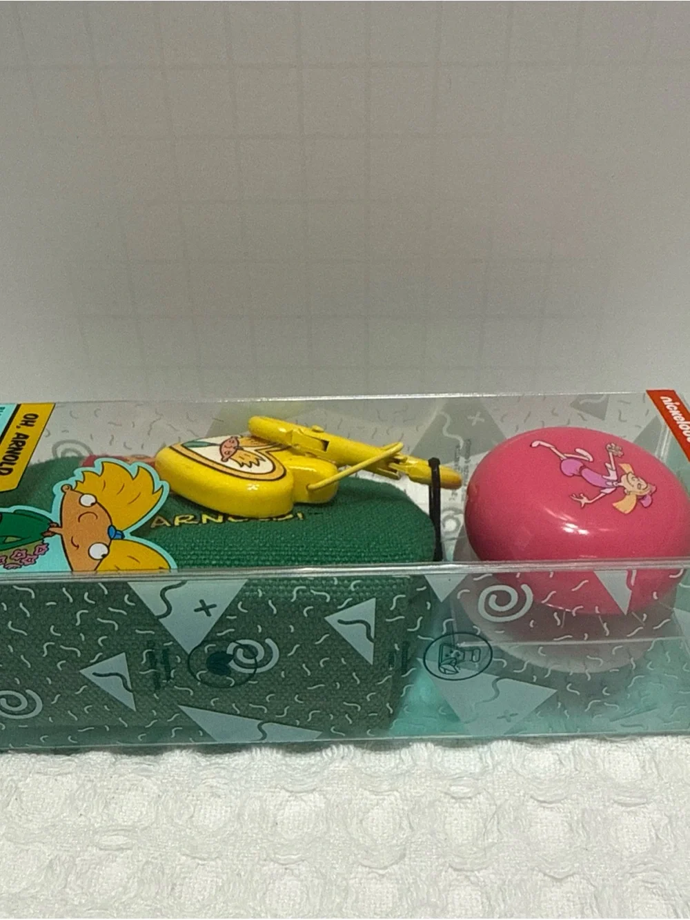 Nickelodeon Profusion Cosmetics, Oh Arnold Lip & Cheek With Keychain Bag.